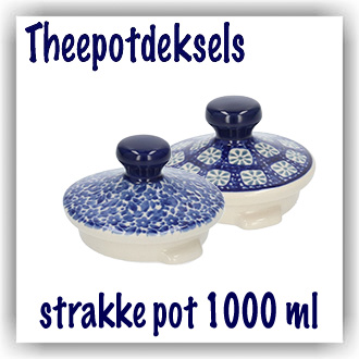 Bunzlau Losse deksel - strak 1000ml (9983)