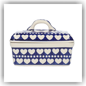 Bunzlau Botervloot Oblong (1010) - Blue Valentine (375E)