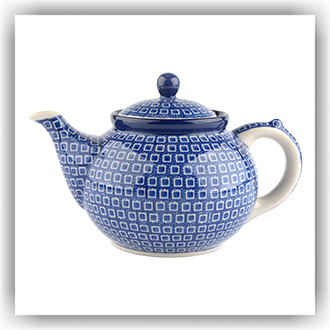 Bunzlau Theepot 1,3ltr (1060) - Blue Diamond (2253)