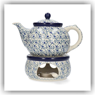 Bunzlau Theepot 1,3ltr (1060) - Blue Olive (2506)