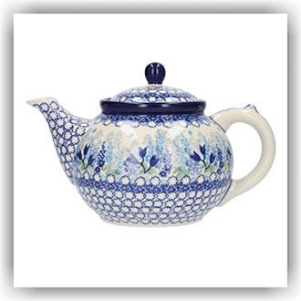 Bunzlau Theepot 1,3ltr (1060) - Blue Garden (3316)