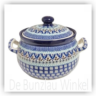 Bunzlau Pan met deksel (1090) - Marrakesh (1026)