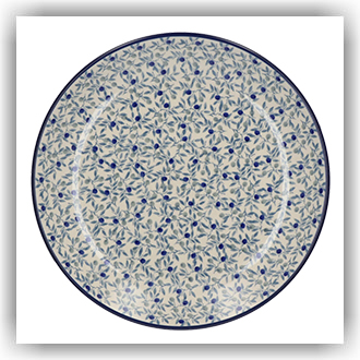 Bunzlau Dinerbord Ø26,5cm (1223) - Blue Olive (2506)