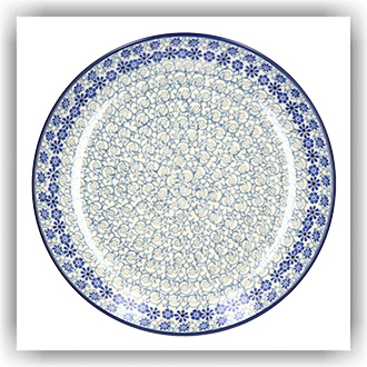 Bunzlau Dinerbord Ø26,5cm (1223) - Blue Fountain (2614)