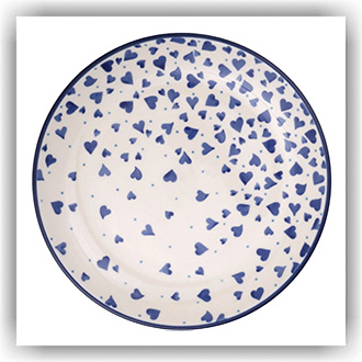 Bunzlau Dinerbord Ø26,5cm (1223) - Hearts (2874)