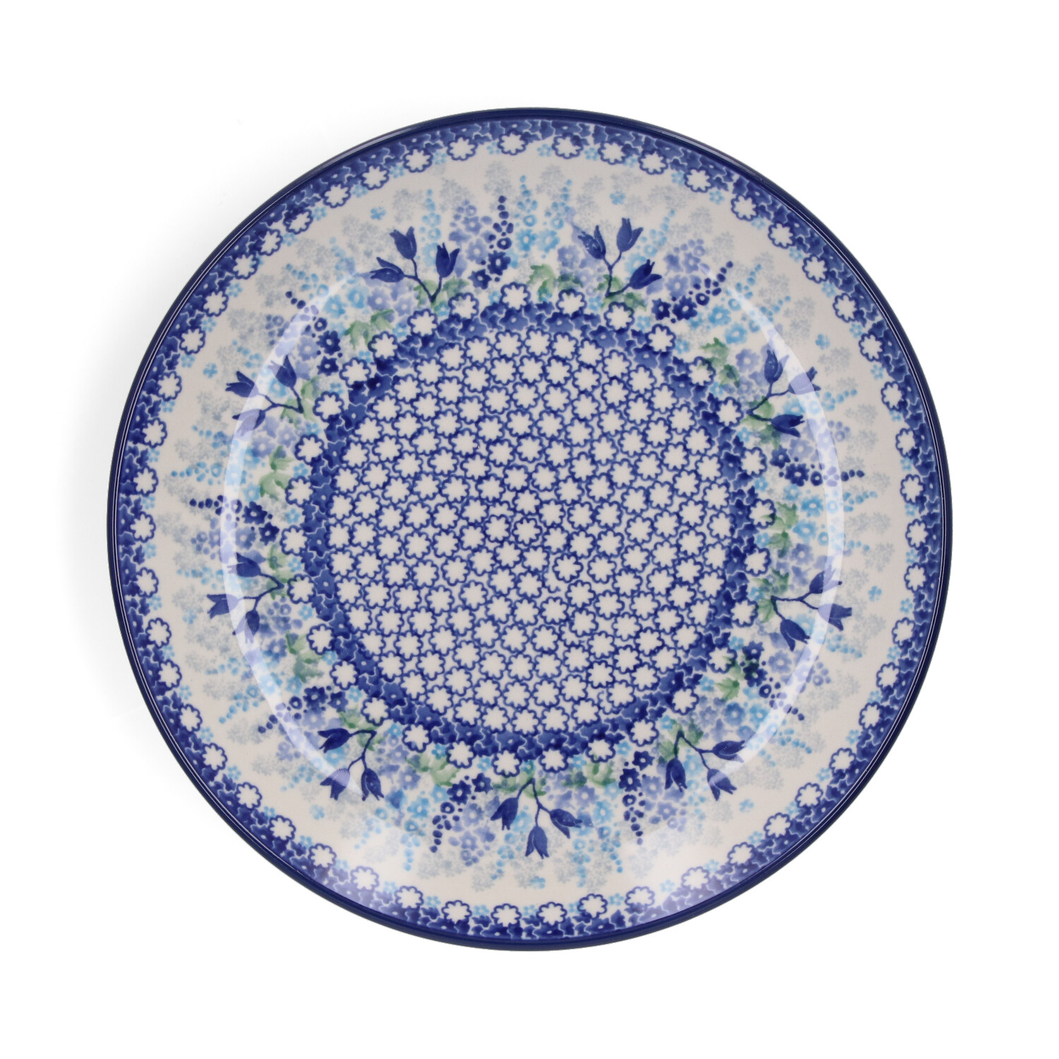 Bunzlau Dinerbord Ø26,5cm (1223) - Blue Garden (3316)