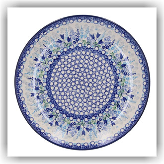 Bunzlau Dinerbord Ø26,5cm (1223) - Blue Garden (3316)