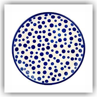 Bunzlau Gebaksbordje Ø16cm (1261) - Crazy Dots (1813)