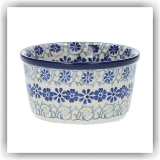 Bunzlau Ramekin bakje 190ml Ø9 (1409) - Blue Fountain (2614)