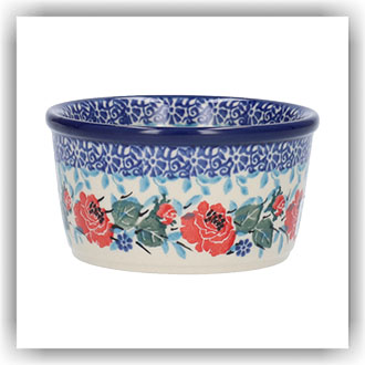 Bunzlau Ramekin bakje 190ml Ø9 (1409) - English Rose (3305)