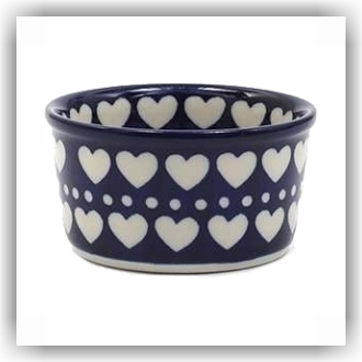 Bunzlau Ramekin bakje 190ml Ø9 (1409) - Blue Valentine (375E)