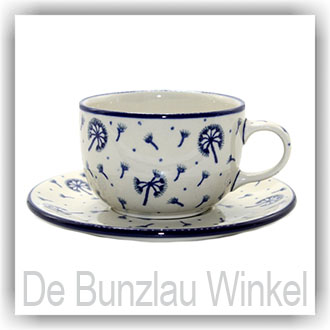 Bunzlau Kop & Schotel 240ml (1768) - Paardenbloemen (2550)