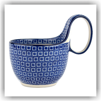 Bunzlau Waterscoop/Soepkom (1845) - Blue Diamond (2253)