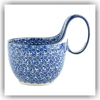 Bunzlau Waterscoop/Soepkom (1845) - Indigo (2396)