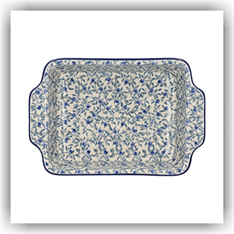 Bunzlau Ovenschaal 15x23cm (2084) - Blue Olive (2506)