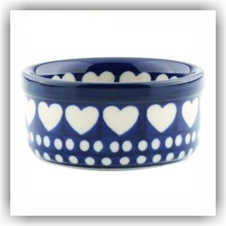 Bunzlau Ramekin bakje 100ml Ø8,5 (2095) - Blue Valentine (375E)