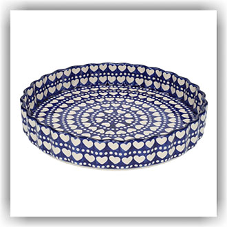 Bunzlau Quiche ovenschaal Ø28,5cm (2377) - Blue Valentine (375E)