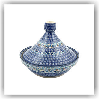 Bunzlau Tajine (2394) - Blue Coral (2187)