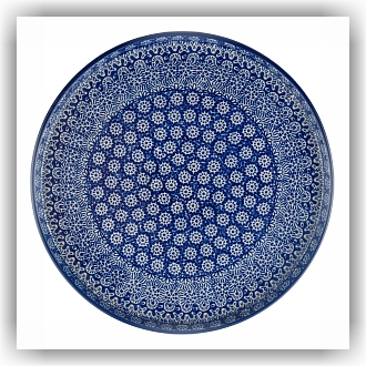 Bunzlau Bord met rand Ø25,5cm (2493) - Lace (884)