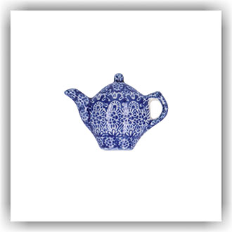 Bunzlau Theepot magneet (2676) - Lace (884)