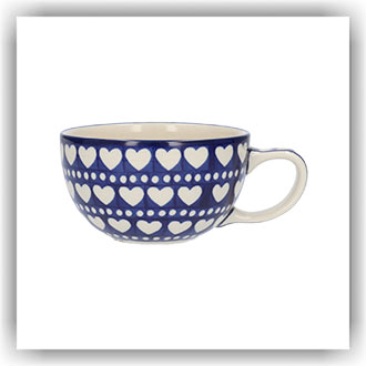 Bunzlau Cappuccino/Thee mok (2689) - Blue Valentine (375E)