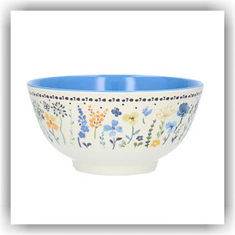 Bunzlau Melamine bakje Wild Flowers (3653)