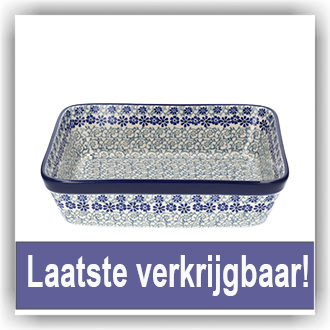 Bunzlau Ovenschaal 19x24cm (601404) - Blue Fountain (2614)