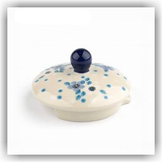 Bunzlau Theepot deksel 1800/2000ml (9999) - Blue White Love (2328)